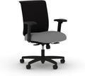 HON Convergence Ergonomic Office Chair, Breathable Back Support Mesh, Adjustable Arms, Computer Chair with Lumbar Support, Rolling Swivel Wheels, Comfortable Synchro-Tilt Recline, Fabric, Frost