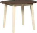 Signature Design by Ashley Woodanville Dining Room Table, Two-Tone White