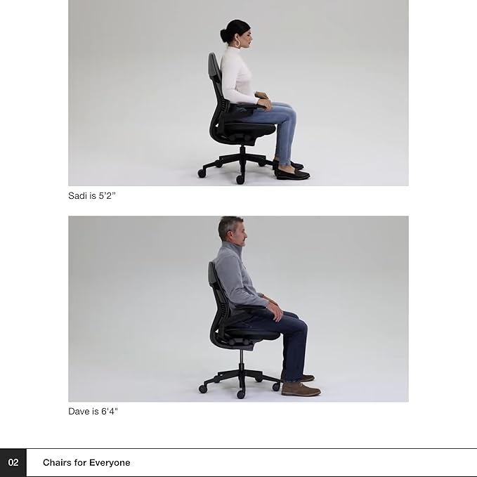 Steelcase Gesture Office Chair - Ergonomic Work Chair with Wheels for Carpet - Comfortable - Intuitive-to-Adjust for Desk - 360-Degree Arms - Tangerine Orange Fabric