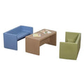 Children's Factory 3-in-1 Adapta-Benches for Kids, Flexible Seating Classroom Furniture, 3-Pack Kids Chair Set