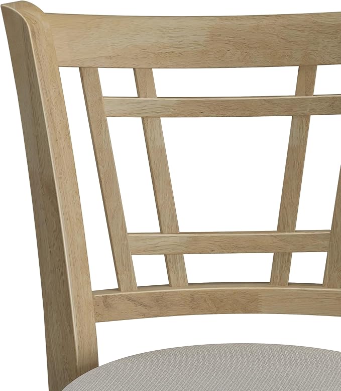 Hillsdale Fairfox 30.5" Wood Swivel Bar Height Stool, Natural