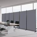 Room Divider 6FT Portable Room Dividers and Folding Privacy Screens, 204'' W Fabric Divider for Room Separation, 6 Panel Partition Room Dividers Freestanding Wall Divider Screen for Dorm Studio Office