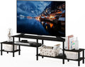 Furinno Turn-N-Tube Grand Stand for TV up, 78 Inch, Espresso