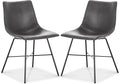 Poly and Bark Paxton Dining Chair, Set of 2 Grey