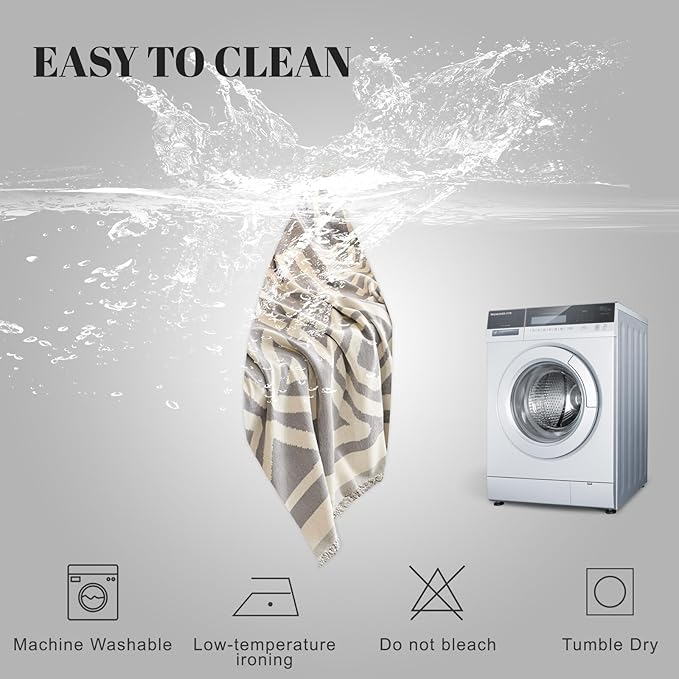 HANDONTIME Grey Armchair Sofa Cushion Covers Boho Sofa Covers Dog Couch Cover for Sofa Recliner Chenille Couch Sofa Slipcover for Pets Sofa Cover Washable Slip Covers for Sofas/Couches, 71" X102"
