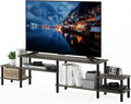 Furinno Turn-N-Tube Grand Stand for TV up, 78 Inch, French Oak
