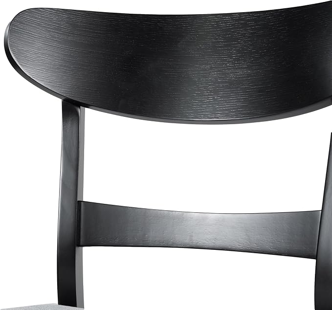 Christopher Knight Home Bryner Dining Set, 19.6 "W x 20.6 "D x 30.8 "H, Black + Light Gray