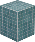 JONATHAN Y END2000A Callista 18" Modern Bohemian Ceramic Tiled Rectangle End Table, Side Table, Accent Table for Living Room, Bedroom, Teal Blue/White