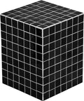 JONATHAN Y END2000L Callista 18" Modern Bohemian Ceramic Tiled Rectangle End Table, Side Table, Accent Table for Living Room, Bedroom, Black/White