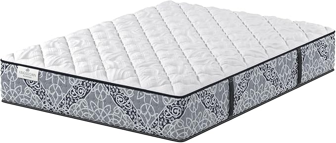 Kingsdown Cushion Firm Hybrid Mattress California King Cooling Gel Memory Foam Layer Multi-Layered Motion Isolation Cool Sleep Quilted Top Luxury Mattresses, 13.5-Inch Passions Merridale