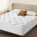 BEDLORE Full Mattress Topper, Viscose Made from Bamboo Soft Pillow Top Mattress Pad, Thick Mattress Cover for Back Pain Relief with 6-15 inches Deep Pocket