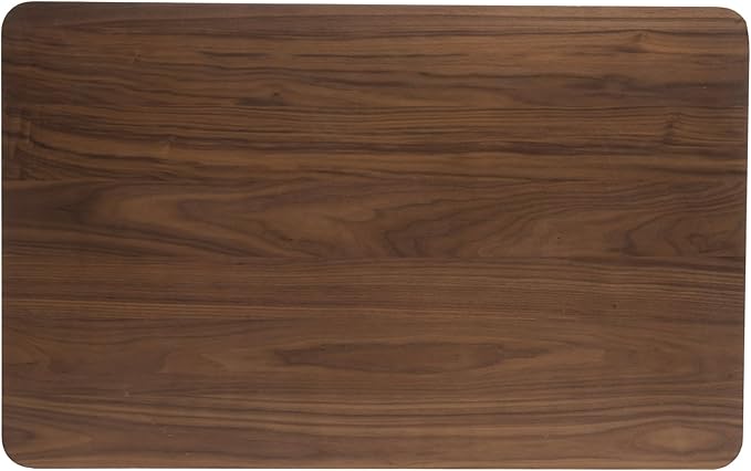 Mid-Century Modern Solid Wood Dining Table with Tapered Lesg for 4 People, 47.2inch, Kitchen or Living Room Furniture, Walnut