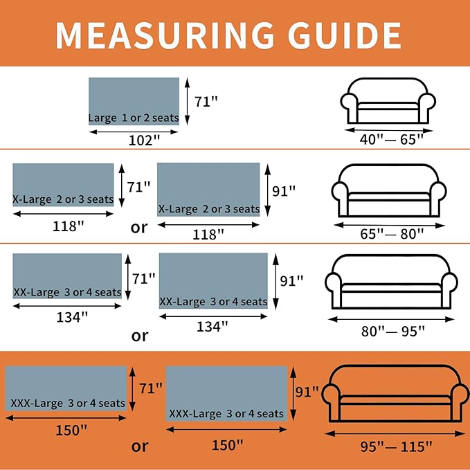 HAOMAIJIA Faux Fur Sofa Covers Couch Covers for 3 Cushion Couch Sofa Pet Friendly Soft Non Slip Couch Cover for Dogs Washable Sectional Couch Covers L Shape Furniture Protector (Khaki, 91"x150")