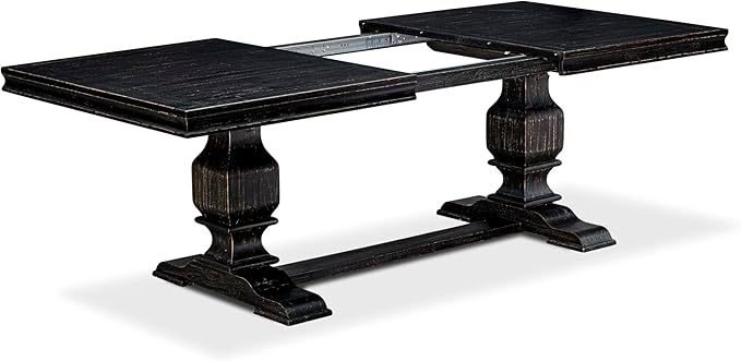 LKAM9-SBB-28 9-Piece Kitchen Table Set Consists of a Dining Table and 8 Beige Polyester Fabric Dining Chairs with High Back - Sand Blasting Black Finish