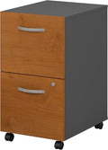 Bush Business Furniture Series C Home Office Furniture Set, Natural Cherry