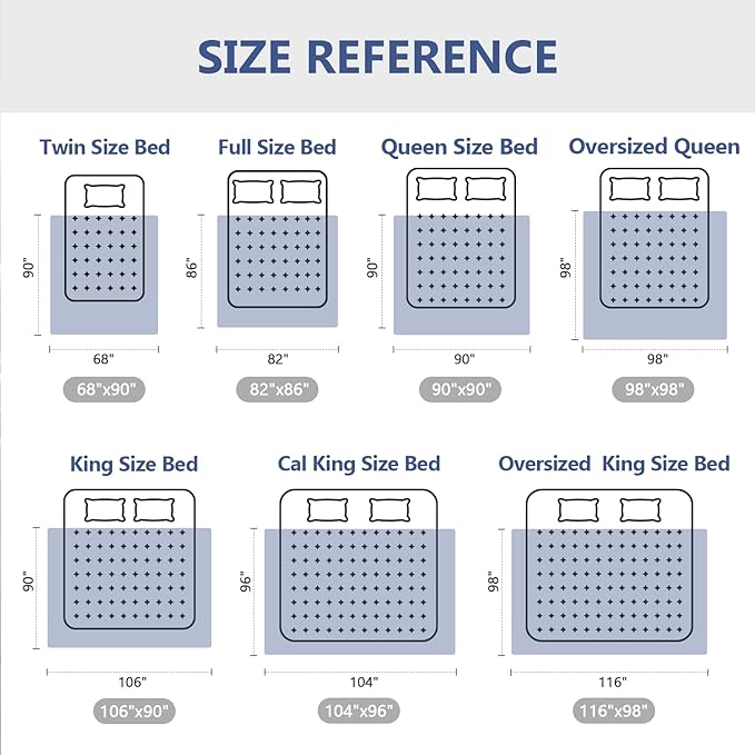 DOWNCOOL Feather Comforter Oversized Queen, 100% Cotton White Duvet Insert, All Season Ultra Soft Hotel Collection Bedding Comforters with Corner Tabs, Oversized Queen Size 98 x 98 Inch