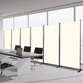 Room Divider 6FT Portable Room Dividers and Folding Privacy Screens, 204'' W Fabric Divider for Room Separation, 6 Panel Partition Room Dividers Freestanding Wall Divider Screen for Dorm Studio Office