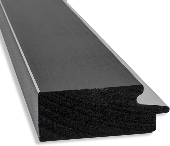 Amanti Art Black Bathroom Mirror for Over Sink, 30x42 Eva Black Silver Rectangle Vanity Mirror, Large Modern Contemporary Frame, Hangs Horizonally and Vertically, Bathroom Wall Decor, Beveled Edge