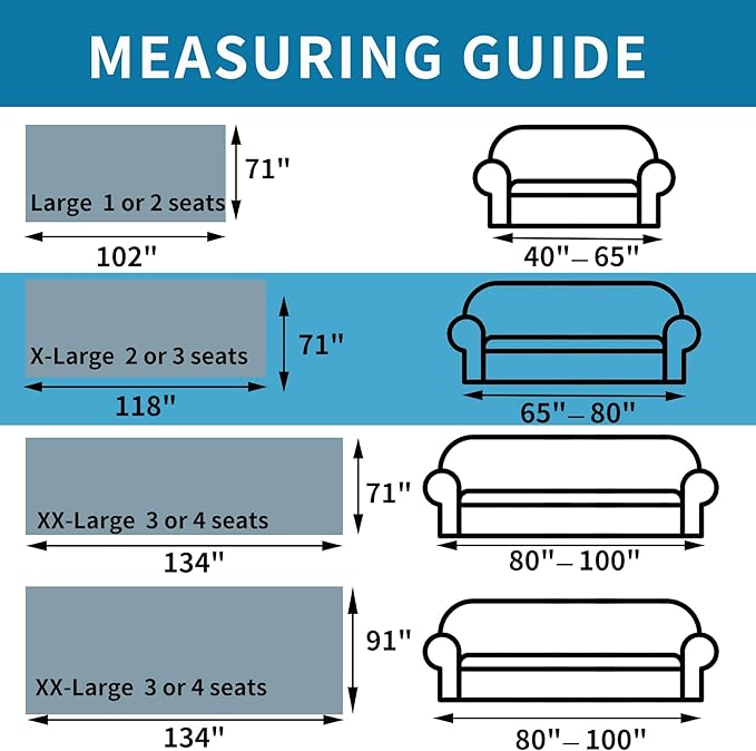 HAOMAIJIA Boho Sofa Covers Couch Covers for 3 Cushion Couch Sofa Pet Friendly Soft Thick Non Slip Couch Cover for Dogs Washable Sectional Couch Covers L Shape Furniture Protecto (XF-Black, 71"x118")