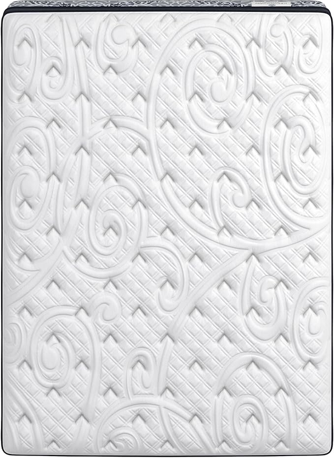 Kingsdown Passions Kelbrooke 16" Plush Euro Pillow Top Hybrid Mattress Twin, Cool Gel Memory Foam Layer Motion Isolation Quilted Top Premium Mattress