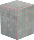 JONATHAN Y END2000F Callista 18" Modern Bohemian Ceramic Tiled Rectangle End Table, Side Table, Accent Table for Living Room, Bedroom, Sage Gray/Pink