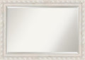 Amanti Art White Bathroom Mirror for Over Sink, 30x42 Opera Off White Rectangle Vanity Mirror, Large Traditional Wood Frame, Hangs Horizonally and Vertically, Bathroom Wall Decor, Beveled Edge from WI