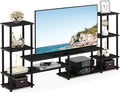 FURINNO Turn-N-Tube Grand Entertainment Center, Espresso/Black