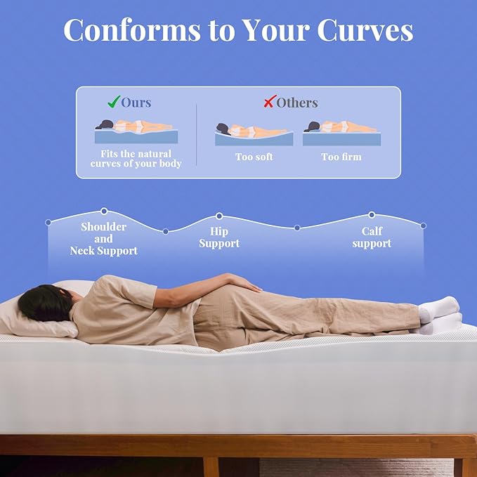 OhGeni Cooling 4 inch Dual Layer Twin Mattress Topper, 2 inch Cooling Gel Memory Foam, 2 inch Down Alternative Pillow Top Pad, Mattresses Cover for Bed, Medium Support, Fits 6”-19” Deep Pocket