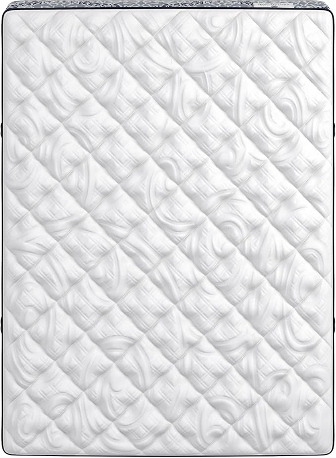 Kingsdown Cushion Firm Hybrid Mattress California King Cooling Gel Memory Foam Layer Multi-Layered Motion Isolation Cool Sleep Quilted Top Luxury Mattresses, 13.5-Inch Passions Merridale