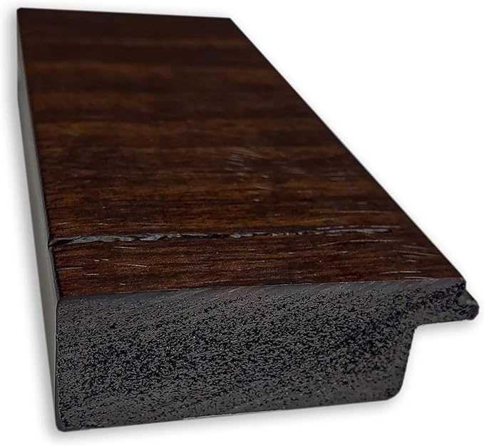 Amanti Art Brown Wall Mirror 25x31 Wildwood Brown Narrow Rectangle Bathroom Mirror for Wall Decor Living Room, Large Rustic Farmhouse Frame, Hangs Horizonally and Vertically, Bathroom Decor, Beveled