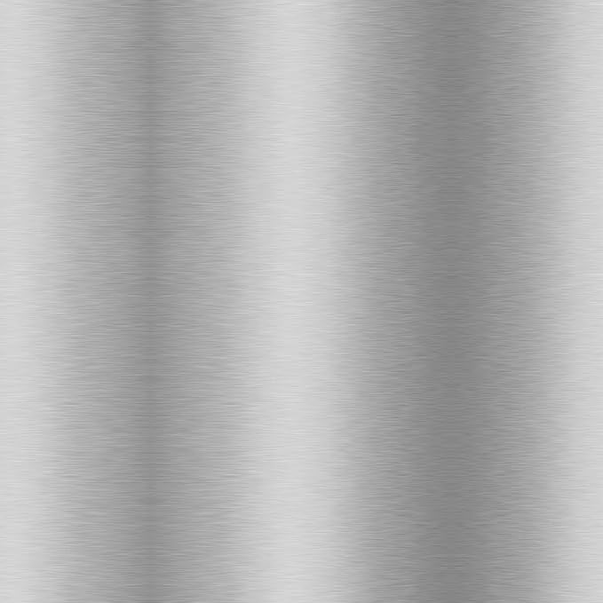 Armen Living Magnolia Swivel Counter Stool in Brushed Stainless Steel with Light Grey Faux Leather