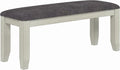 Solid Wood Dining Table, Part of Dining Table Set- Mix and Match Table, Chair, and Bench Sold Separately for Dining Room, Kitchen, Grey