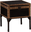 SEI Furniture End Table Trunk, Multicolor