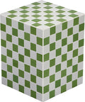 JONATHAN Y END2000J Callista 18" Modern Bohemian Ceramic Tiled Rectangle End Table, Side Table, Accent Table for Living Room, Bedroom, Green/Light Gray