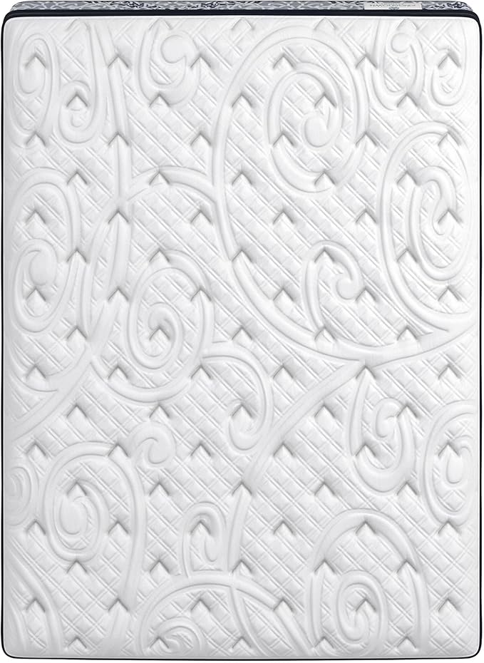 Kingsdown Firm Euro Pillow Top Hybrid Queen Mattress Cooling Gel Memory Foam Layer Multi-Layered Motion Isolation Cool Sleep Quilted Top Luxury Mattresses, 15-inch, Passions Engleson