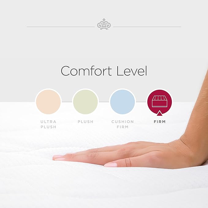 Kingsdown Passions Aspiration 14" Firm Hybrid Mattress, Twin XL,Tan