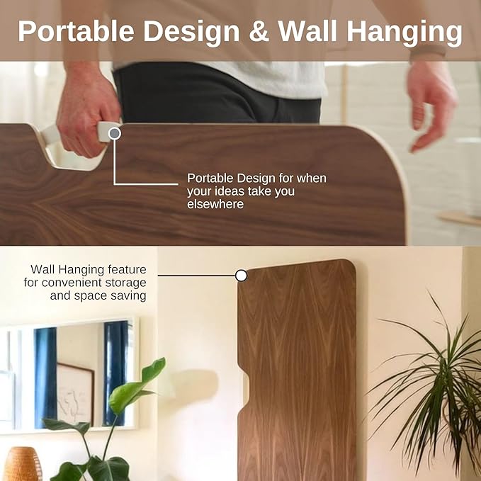 HOEK Office Desk Bundle, 47.5" x 23" - Modular Shelving, Storage Hook, Wall-Mountable Desk for Small Spaces & Work from Home Solutions - Easy Assembly Set Up & Compact Home Furniture (Birch/Black)