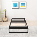 9 Inch Twin Bed Frames Heavy Duty Metal Twin Platform Bed Frame No Box Spring Needed, Noise Free, Easy Assembly, Black