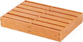 Wooden Step Stool, Durable Pine Wood Platform 23.6" x 15.9", 3.5" High, Supports 450 lbs, Sturdy Minimalist Low Step for Kitchen, Bedroom, Bathroom, Living Room & Indoor Home Décor