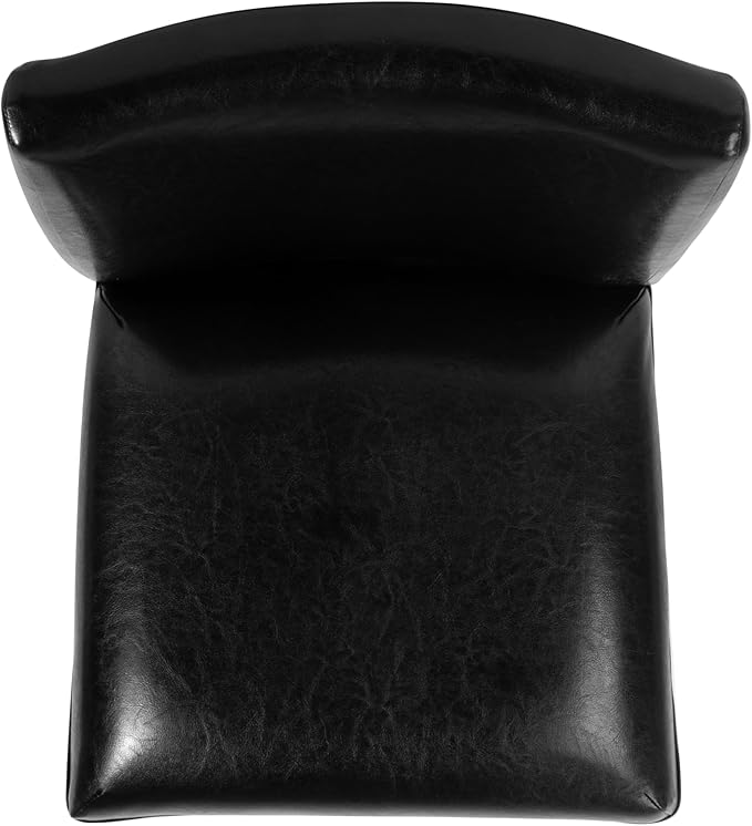 Homepop Home Decor | Classic Counter Height Bar Stools | 29 Inch Bar Stools | Decorative Home Furniture (Black) Single Pack