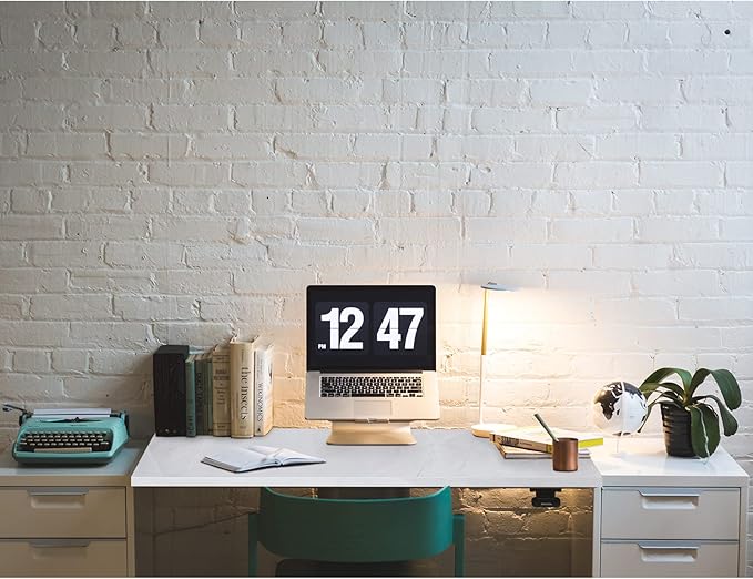 Kaboon Universal Tabletop 40"x18", Solid One-Piece Melamine Table Top, DIY, Home and Office, White Rock