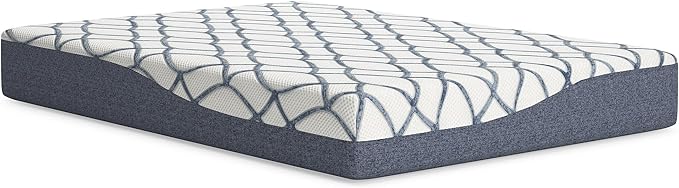 Signature Design by Ashley 10 Inch Chime Elite 2.0 Firm Green Tea Memory Foam Mattress for Cool Sleep and Pressure Relief, King, Fiberglass Free, Mattress In A Box