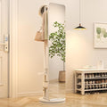 70"x16"Full Length Mirror with Stand,Coat Rack with Mirror,Solid Wood Floor Mirror,Swivel Mirrorfor Bedroom, Living Room, Cloakroom