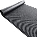 TANYOYO 3' X 10' Commercial Grade Door Floor Mat Brush Step Entrance Mat Vinyl Backed Utility Doormat Heavy Duty Floor Rugs Commercial Outdoor Carpet Indoor Entrance Mat，Grey
