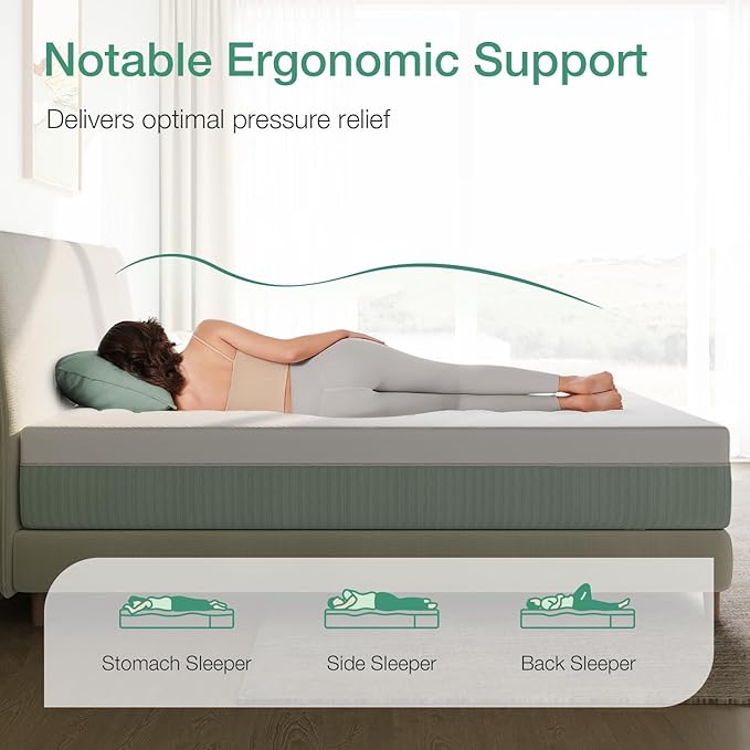 Novilla Mattress Full Size,12 Inch Gel Memory Foam Mattress in a Box for Cool Night & Motion Isolation,Medium Firm Feel,Bliss