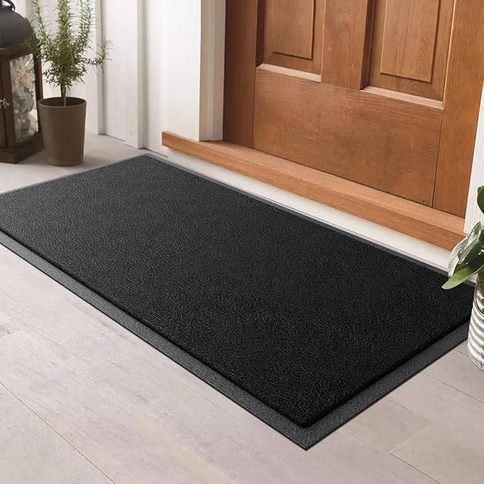 Amyracel Front Door Mat Indoor Outdoor Entrance, 24" x 72" All-Season Waterproof Heavy Duty Doormat for Outside Entry, Stain and Fade Resistant, Low Profile, Easy Clean Patio Entryway Mat
