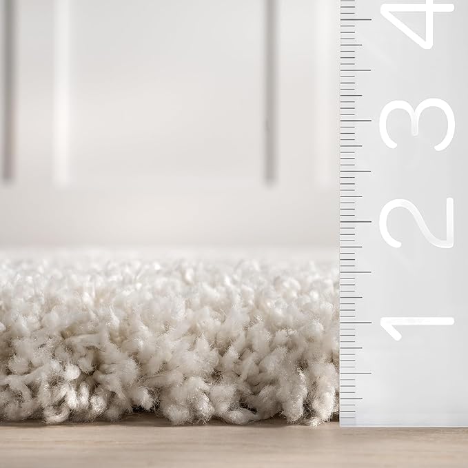 nuLOOM Gloria Abstract Shag Area Rug, 10x14, Beige