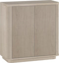 Henn&Hart 32" Wide Rectangular Accent Cabinet in Beech White, for Home, Living Room, Bedroom, Entertainment Room, Office