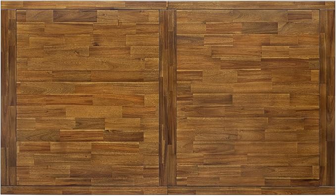 Luxe by East West Furniture - LKT-AWA-TP - a Dining Table with Removable Rectangular Tabletop – Antique Walnut