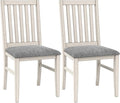 Solid Wood Dining Table, Part of Dining Table Set, Mix and Match Table & Chair Sold Separately for Dining Room, Kitchen, Grey